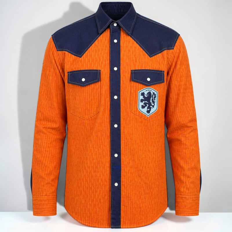 Cowboy blouse - Oranje