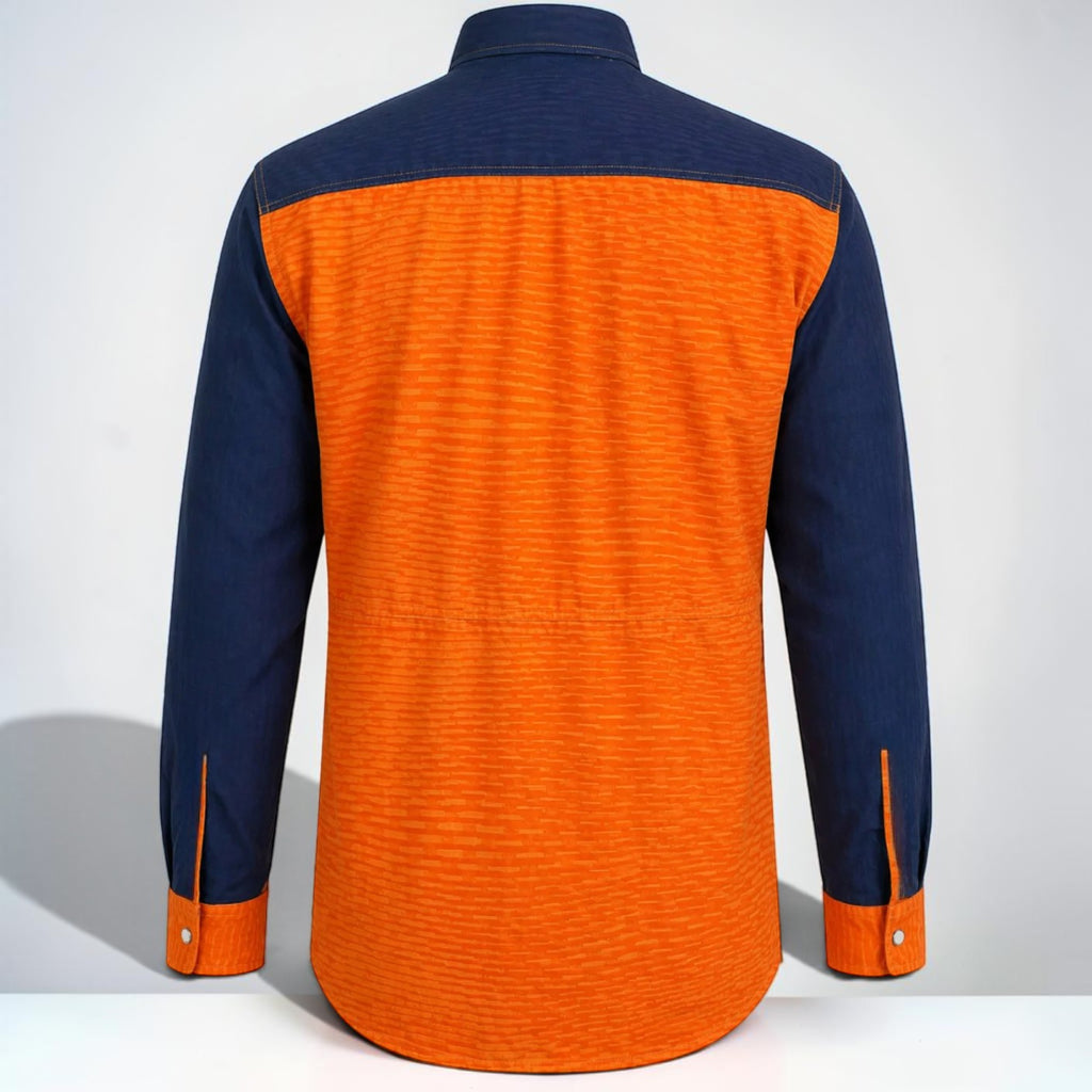 Cowboy blouse - Oranje
