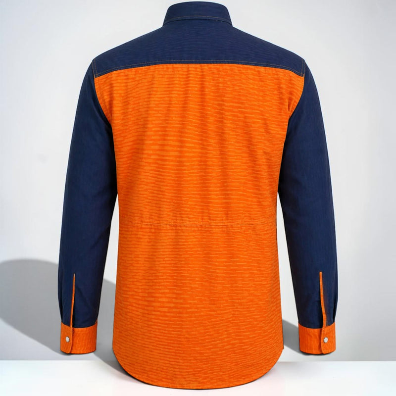 Cowboy blouse - Oranje