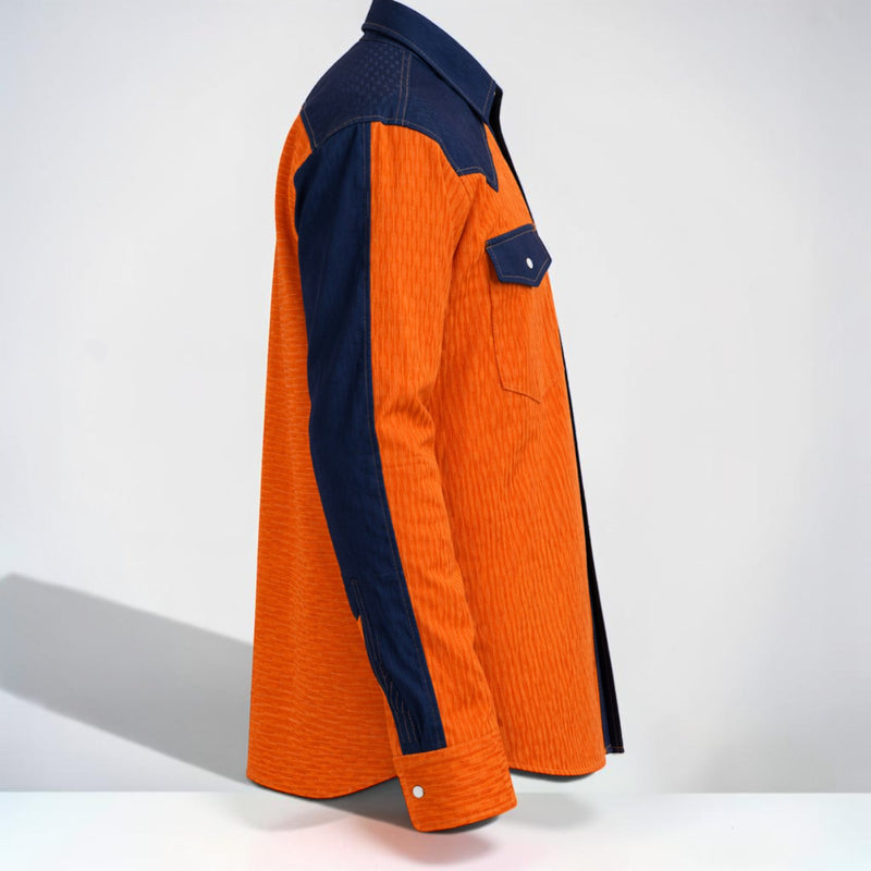 Cowboy blouse - Oranje